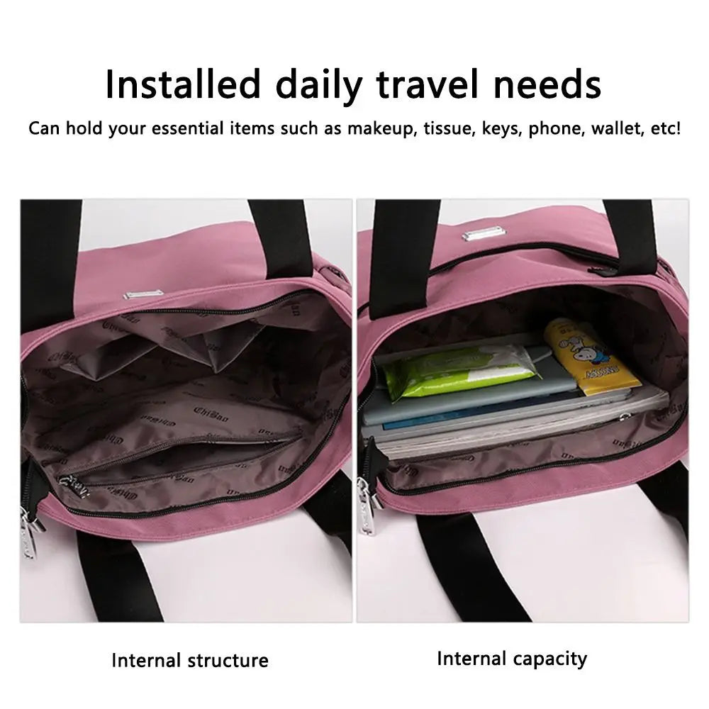 Icone™ LightweightBag: Multi-Compartiment Grote Capaciteit Lichtgewicht Tas