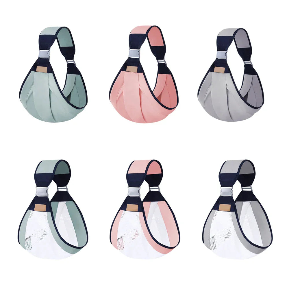 Kletshuts™ SlingCarrier: Ademend Baby Sling Draagzak