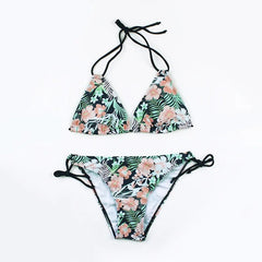 Icone™ TropicalBikini: Tropische Strandvertrouwen En Stijl Hoge Taille Bikini