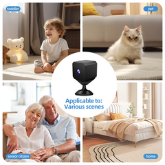 Globetrek° CompactCamera: Draadloze HD Nachtzicht Thuis Monitor Compacte Camera