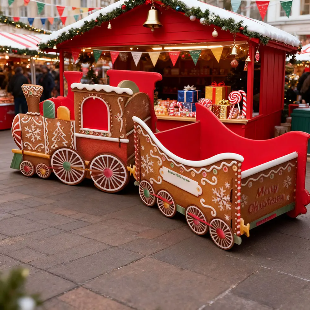 GiftTrain™ - Gepersonaliseerd Magisch Kerstmis Cadeau Trein Versiering