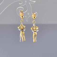 Jewelance™ LoversEarrings 1+1 GRATIS: Elegant Liefdesverwanten Omhelzing Ontwerp Mode Oorbellen