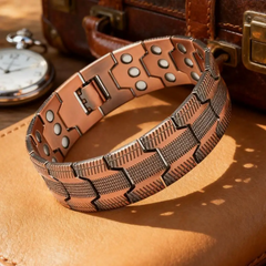 Jewelance™ MagneticBracelet 1+1 GRATIS: Premium Drie-Rij Ontwerp Magnetische Armband