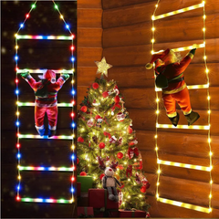 Ledsen™ ChristmasLadder: Durable Buiten LED Kerstmis Ladder Licht Weergave