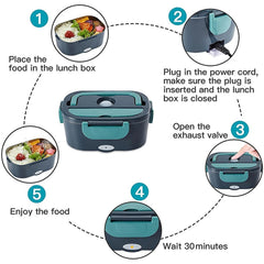 Globetrek° FoodWarmer: Veilige, Eenvoudig Te Gebruiken Elektrische Zelfverwarmende Voedselwarmer