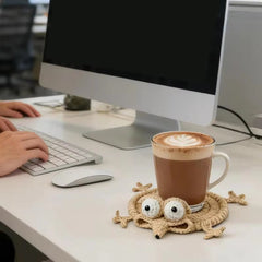 Globetrek° CrochetCoaster 1+1 GRATIS: Grappige Eekhoorn Haak Onderzetter