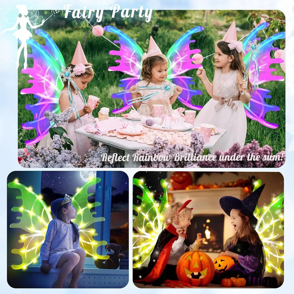 Kletshuts™ FairyWings: Elektrische Magische Vlinderfeeënvleugels Voor Kinderen