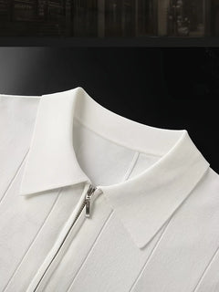 Icone™ CuffPolo - Stijlvol Heren Half-Zip Cuff Polo Shirt