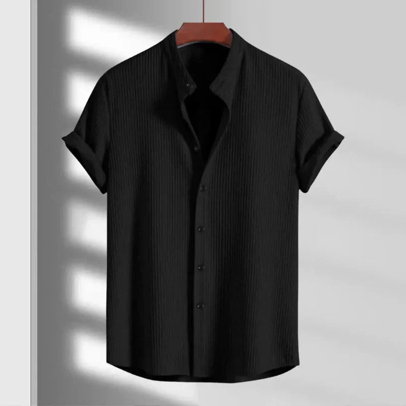Icone™ CasualShirt: Casual Ademend Lichtgewicht Zomer Comfort Stijl Shirt