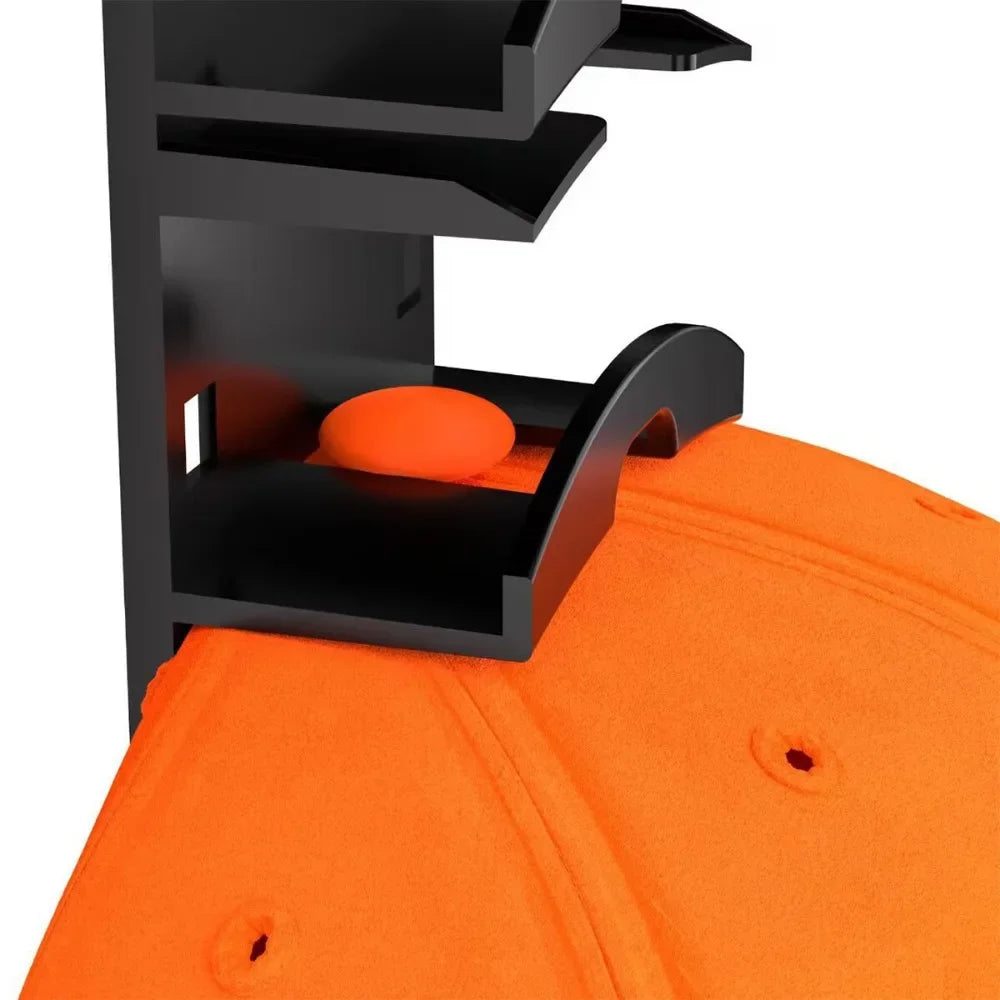 GlideHold® HatOrganizer 1+1 GRATIS: Wand Gemonteerd Hoeden Organizer Rek