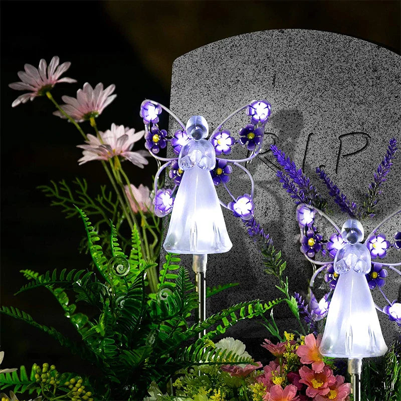 Ledsen™ AngelLamp: Zonne-Energie Engel Buiten Decor Lamp