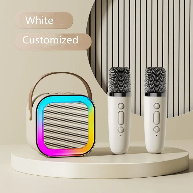 KaraokePro – Mini Karaokeapparaat Met Draadloze Microfoons