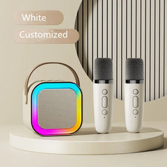KaraokePro – Mini Karaokeapparaat Met Draadloze Microfoons