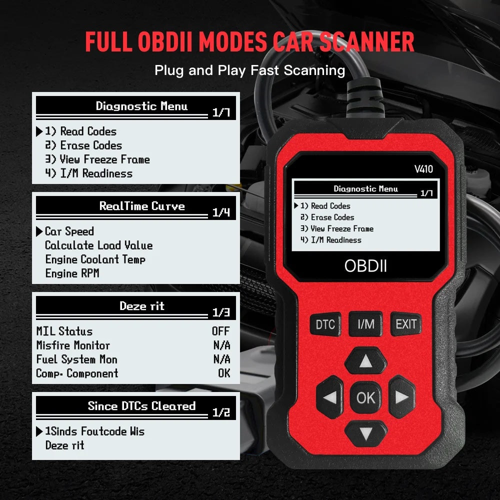 CarScan - OBD2 Voertuigdiagnose En Auto Monitoring Scanner Tool