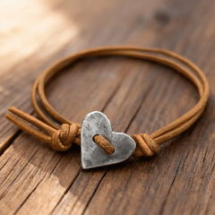 Jewelance™ KnottedBracelet 1+2 GRATIS - Boheemse Geknoopte Hartsteen Armband