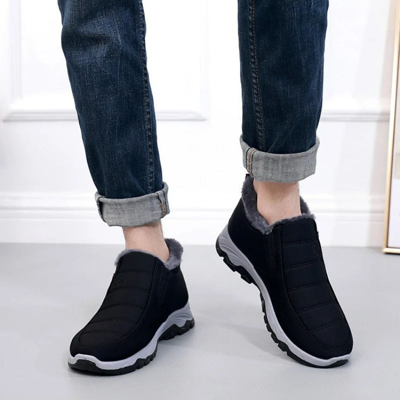 Happy™ WinterBoots:   Heren En Vrouwen Gemakkelijk Uitglijden-Op Fleece Gevoerd Winter Laarzen