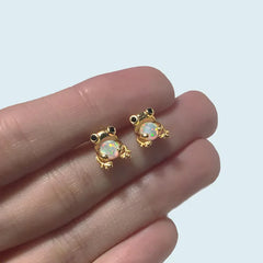 Jewelance™ FrogGem 1+1 GRATIS: Minimalistische Mode Kikker Gem Oorbellen