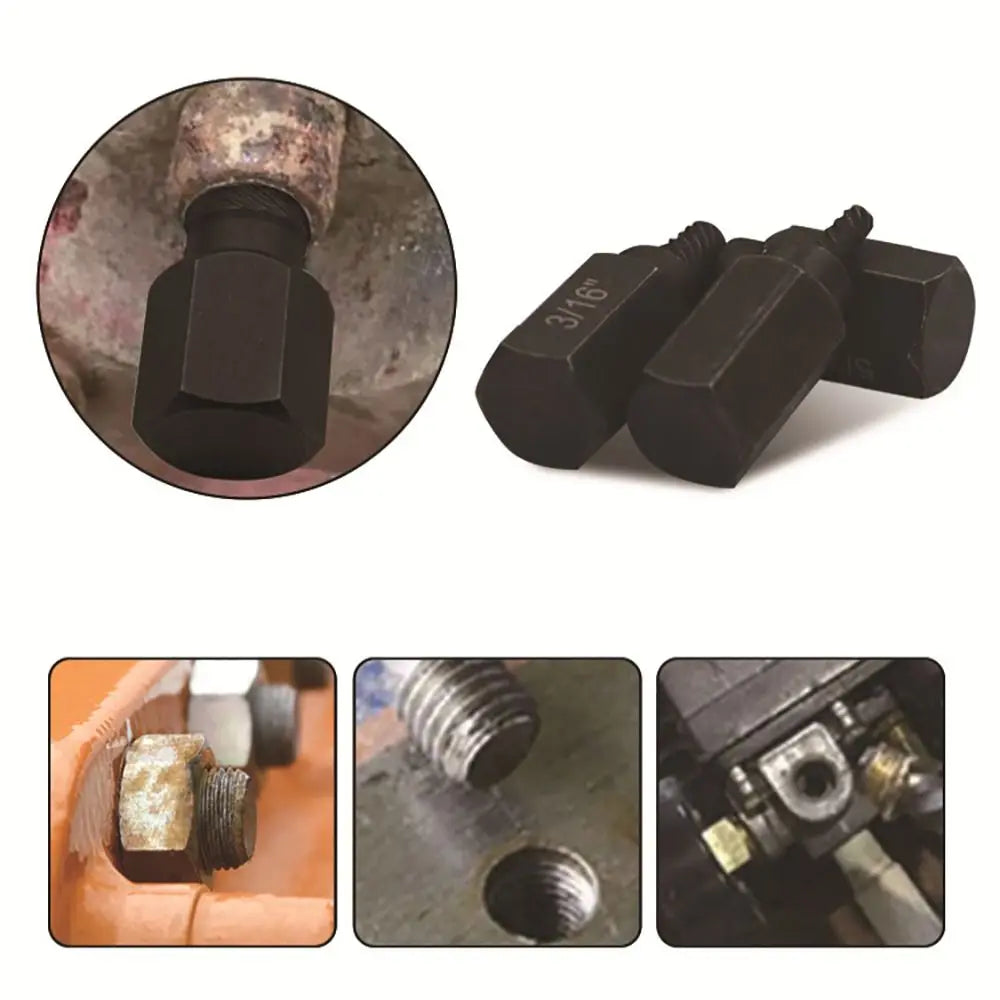 ScrewExtractor: Duurzame Zwaar-Plicht Bout- En Schroefextractor Kit