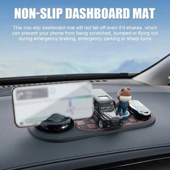 Holder360° DashboardMat 1+1 GRATIS: Universele Antislip Dashboard Telefoonhouder Mat