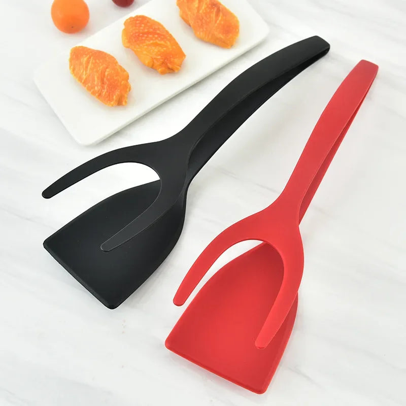 Globetrek° SpatulaTongs 1+1 GRATIS - Eenvoudige Flipper 2 In 1 Spatel En Tang Keukengereedschap