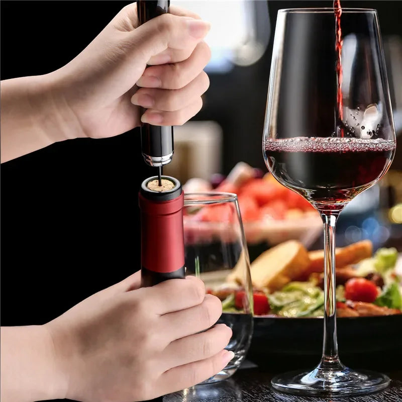 Globetrek° WineOpener 1+1 GRATIS: Luchtdrukpomp Eenvoudige Wijnflesopener