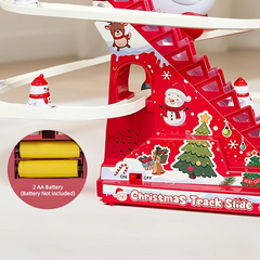 Kletshuts™ SantaSlide: Kerstmis Kerstman Klimmen En Racen Glijbaan Baan Speelgoed