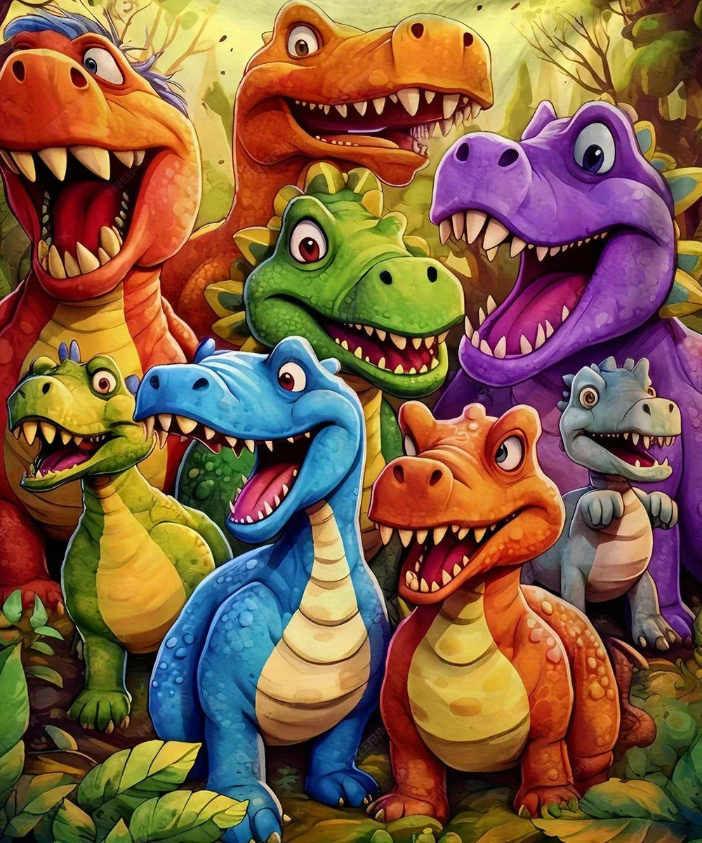 Kletshuts™ DinosaurBlanket: Zacht En Gezellig Kinderen Werpen Dinosaurus Deken