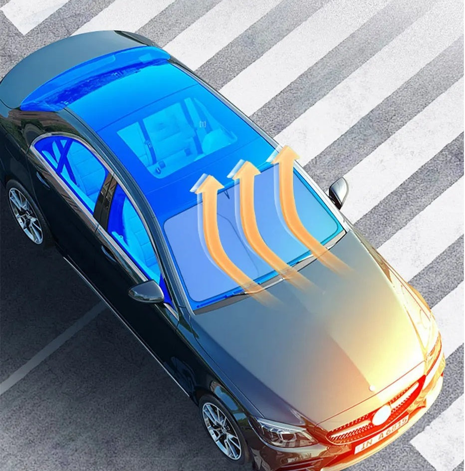 CarSunshade 1+1 GRATIS - Opvouwbaar Zonnescherm Auto Zonneklep Warmtebescherming Afdekking