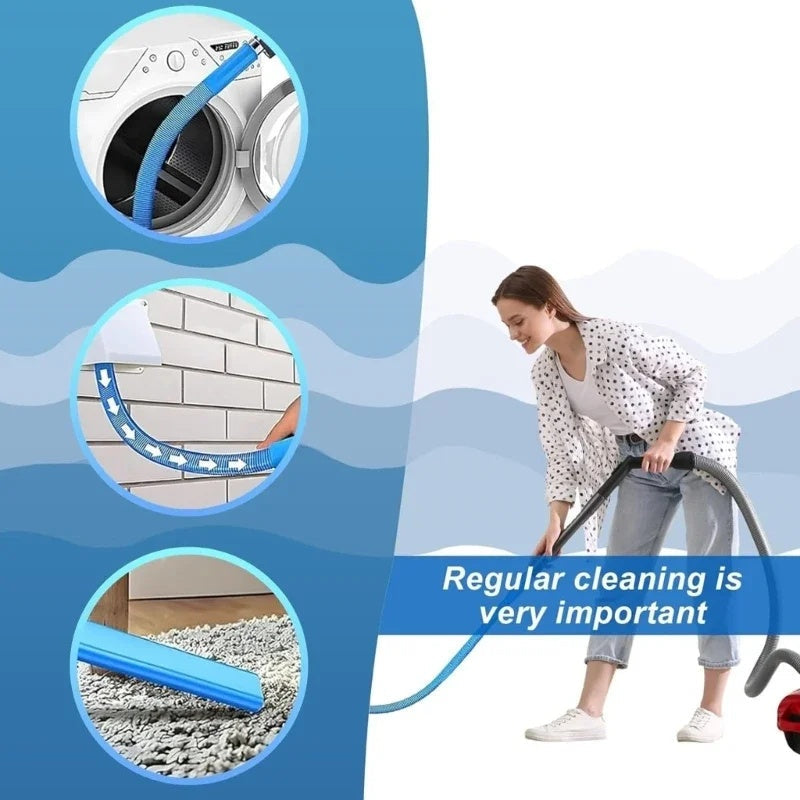 Cleaner Pro° CleanerHose 1+1 GRATIS: Multifunctie Drogerontluchter Reiniger Slang Opzetstuk
