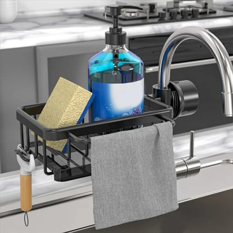 Globetrek° DrainShelf: Ruimtebesparende Kraanafvoer Rek Keuken Gootsteen Organizer Plank