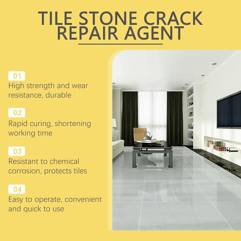 TileRepair - Snelle En Gemakkelijke Multifunctionele Kit Het Repareren Van Tegels En Steen