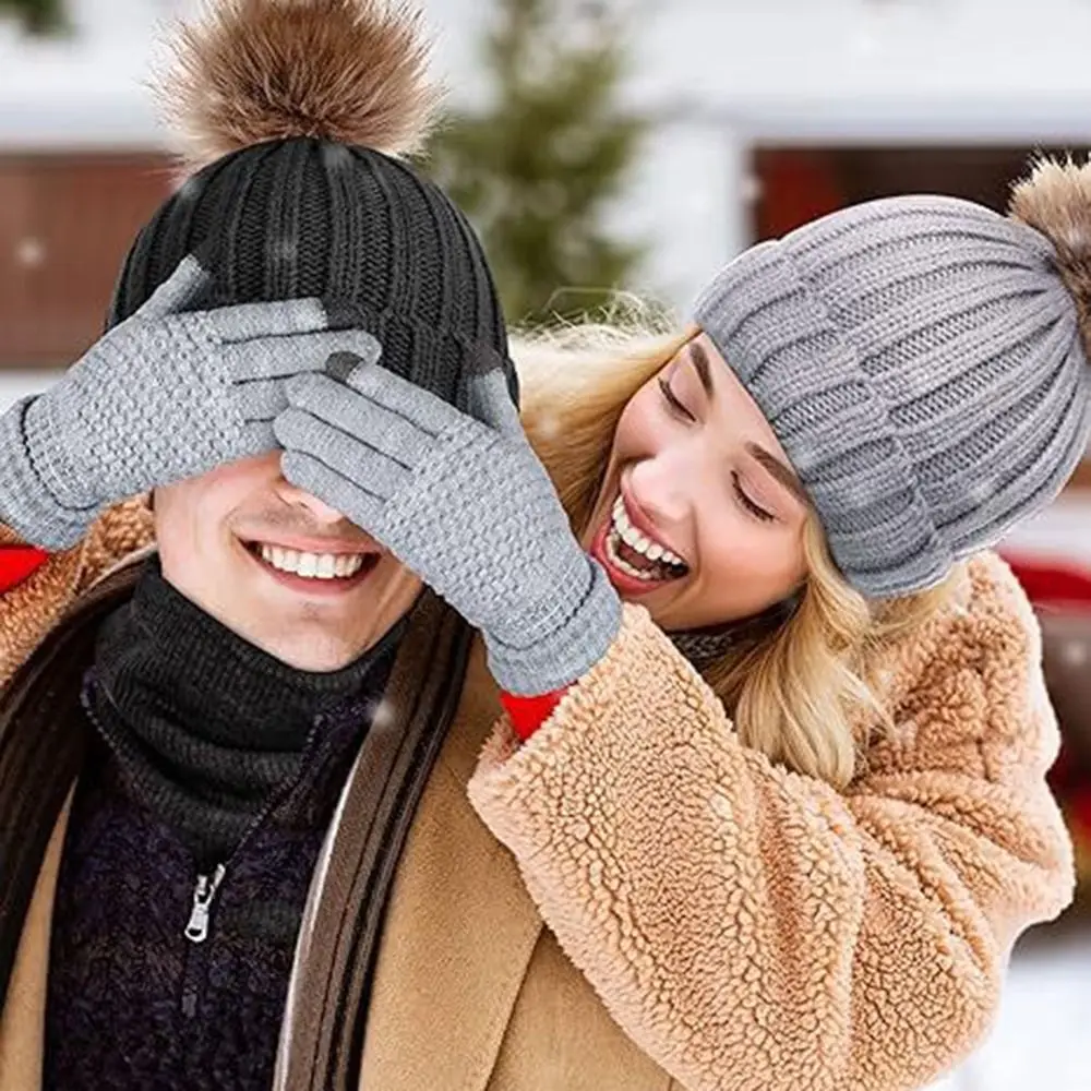 Icone™ CozyKnit 1+1 GRATIS: Ultra-Zachte Rekbare Gezellig Breisel Pom-Pom Muts
