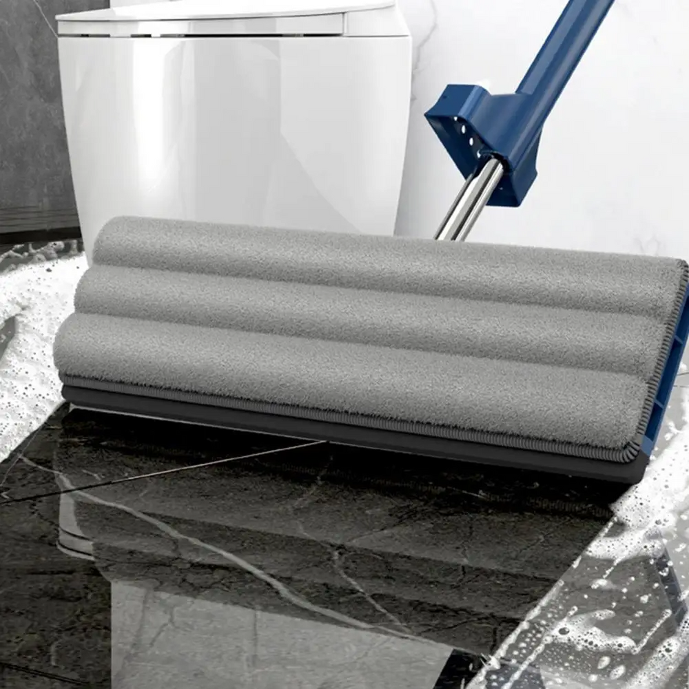 Cleaner Pro° RotatingMop: Sterk  Handvat  Eenvoudig Reinigen 360° Draaibare Vlakke Dweil