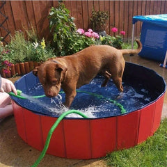 DogFri™ PawPool: Hond Bad En Plons Plezier Opvouwbaar Huisdier Zwemmen Zwembad