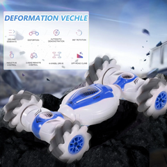 Kletshuts™ SpinningCar: 4WD Terrein-Bestendige Dubbele Controle Modus Stunt Draaiende Auto