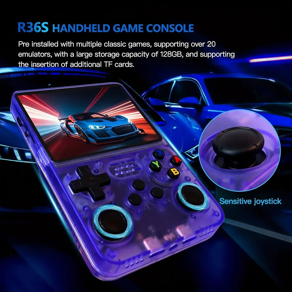 Kletshuts™ GameConsole: Oplaadbare Klassiek Handbediend Arcade Spel Console
