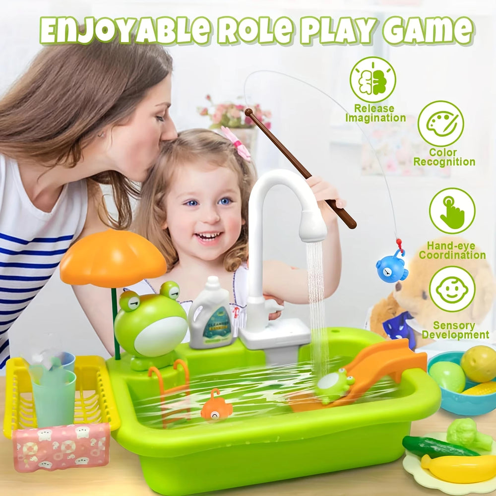 Kletshuts™ SinkToy - Kinderen Keuken Wasbak Speelgoed Water Speel Set