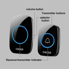 Globetrek° WirelessDoorbell: Slimme Eenvoudige Installatie Draadloze Deurbel