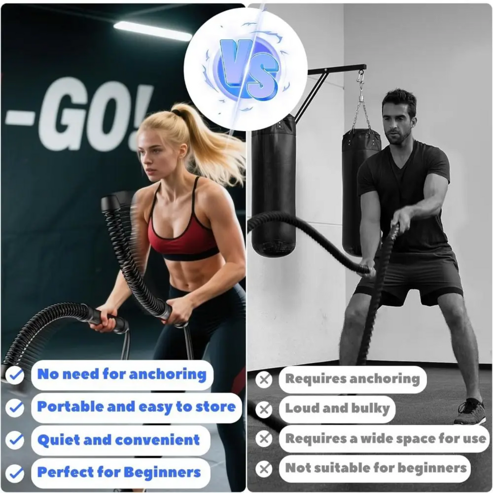 FitnessBar 1+1 GRATIS: Verstelbare Veer Lichaam Training Fitness Staaf Trainer