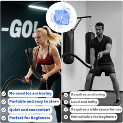FitnessBar 1+1 GRATIS: Verstelbare Veer Lichaam Training Fitness Staaf Trainer