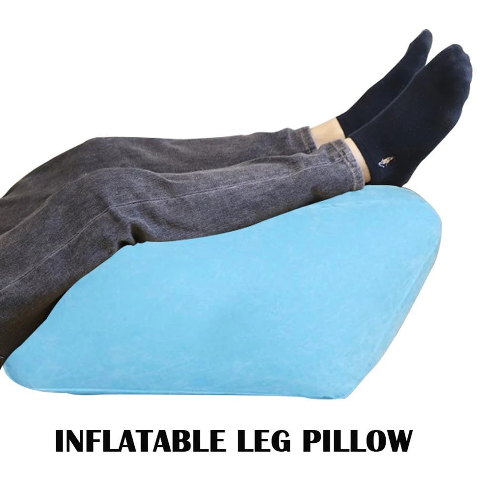 ElevationPillow: Opblaasbaar Beensteun Comfortabel Elevatie Kussen