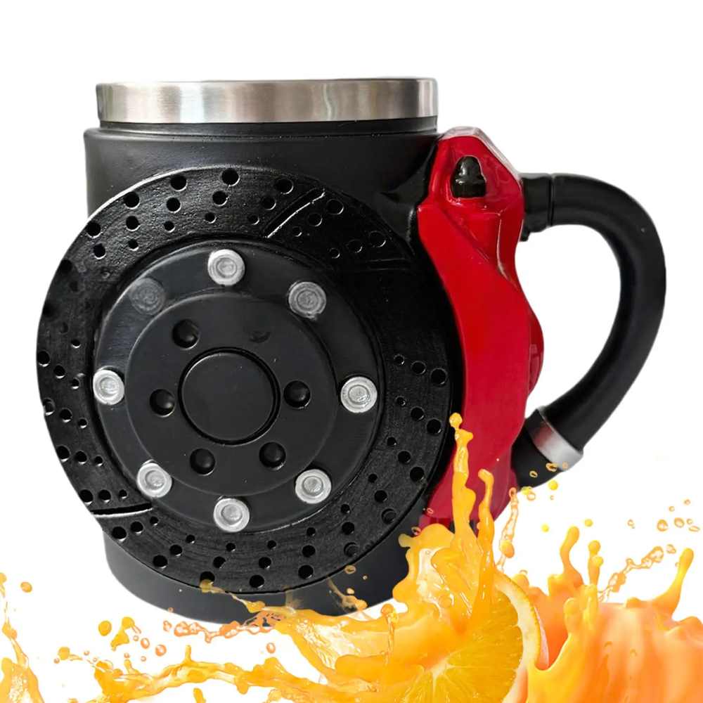 Globetrek° BrakeMug – Auto Liefhebber Racen Geïnspireerd Koffie Rem Mok