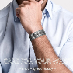 Jewelance™ MagneticBracelet 1+1 GRATIS: Premium Drie-Rij Ontwerp Magnetische Armband