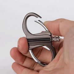 CompactLighter 1+1 GRATIS: Hervulbare 2-In-1 Karabinier Permanente Compacte Aansteker