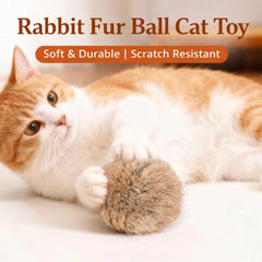 Catfri® PlushBall - Kattenkruid Pluche Konijnenbal Kat Speelgoed
