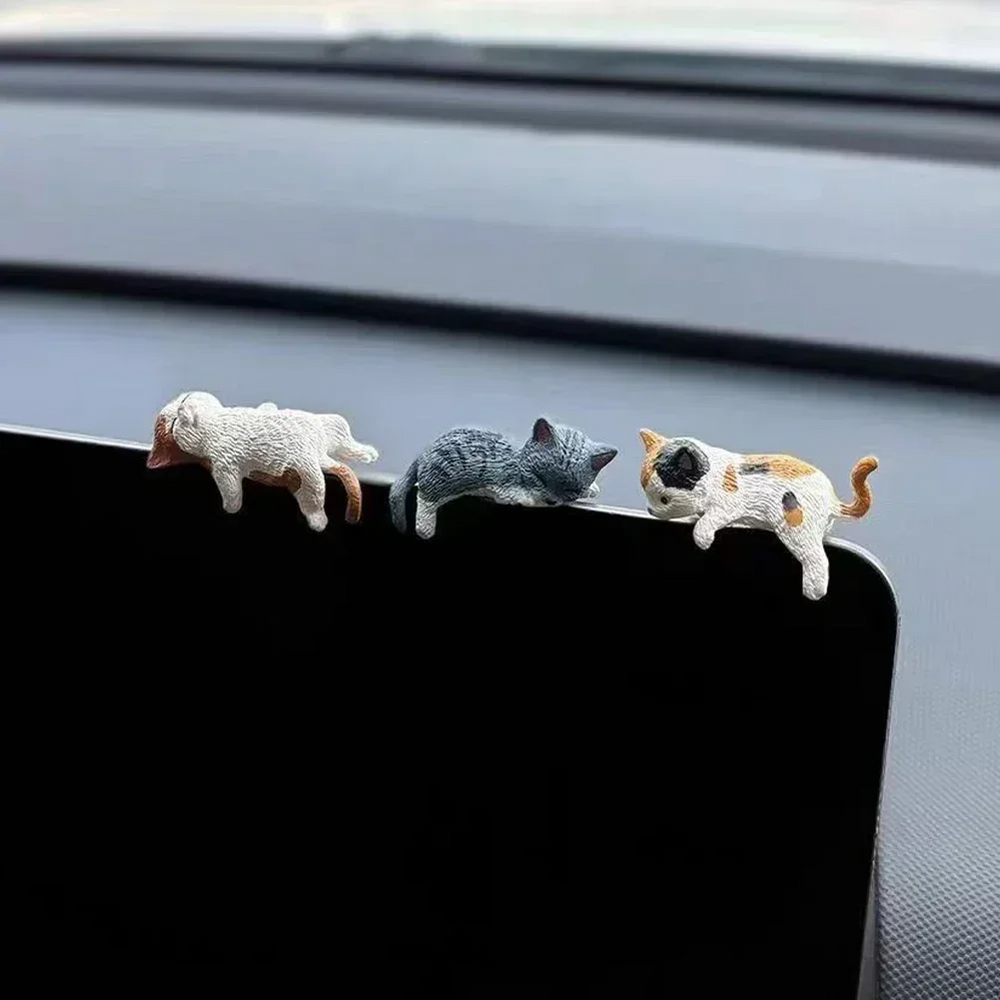 DeskFigurines™ 1+1 GRATIS - Stijlvolle Schattige Minimalistische Kat Bureaufiguren Set