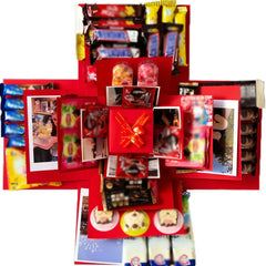 ExplosionBox: Reusachtige Kerst Verrassing Cadeau Explosie Doos