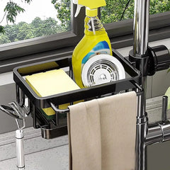 Globetrek° DrainShelf: Ruimtebesparende Kraanafvoer Rek Keuken Gootsteen Organizer Plank