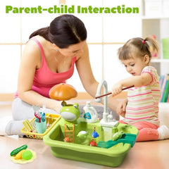Kletshuts™ SinkToy - Kinderen Keuken Wasbak Speelgoed Water Speel Set