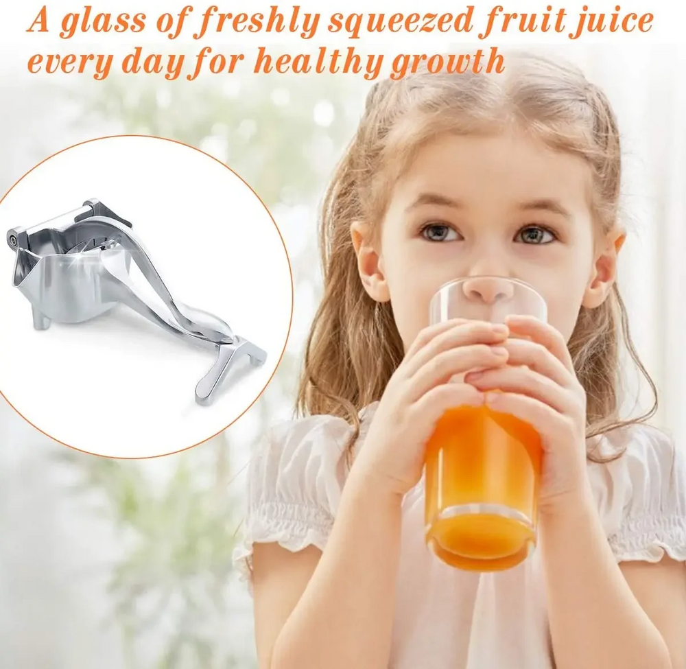 Globetrek° ManualJuicer: Premium Aluminium Hand Pers Vers Fruit Handmatige Sapcentrifuge